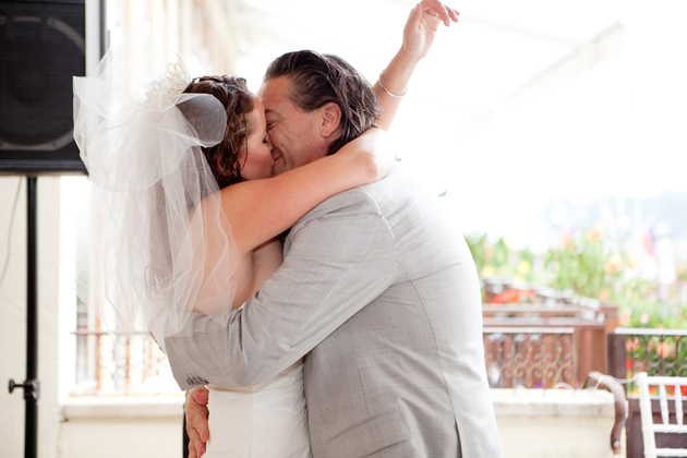 First kiss picture-Greenwich wedding photographer