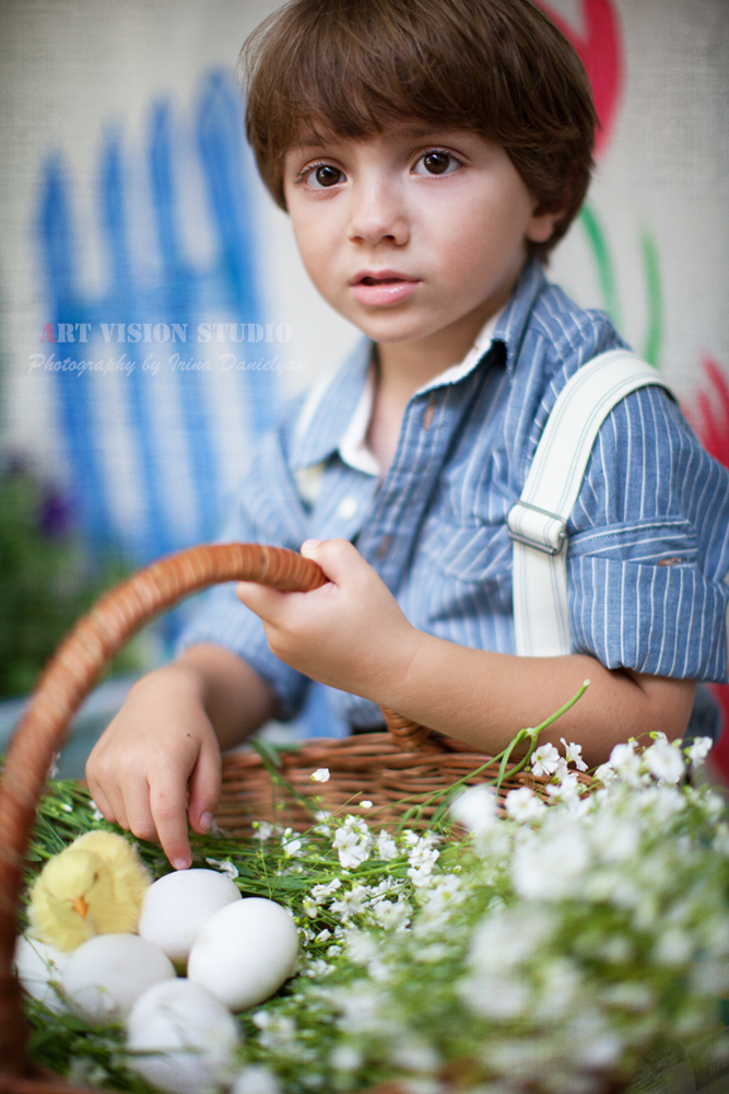 Easter boys portrait - Playa del Carmen child photographer