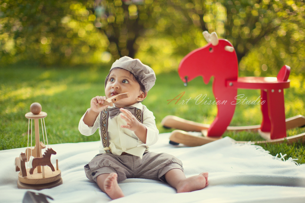 Vintage photoshoot for a baby - Stamford, CT baby photography