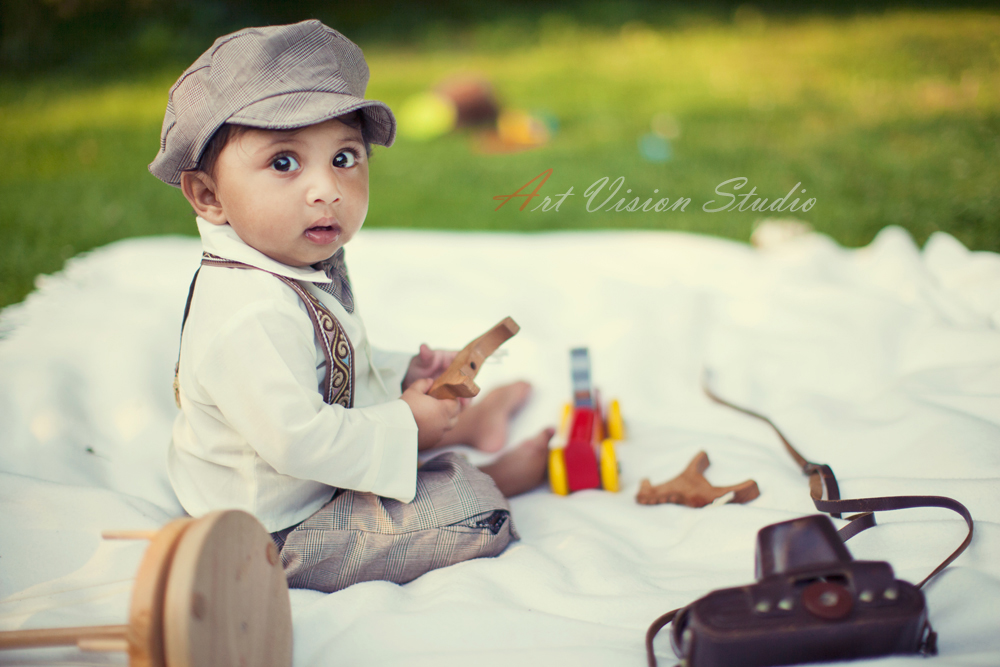 Vintage styled baby photography in Stamford, CT