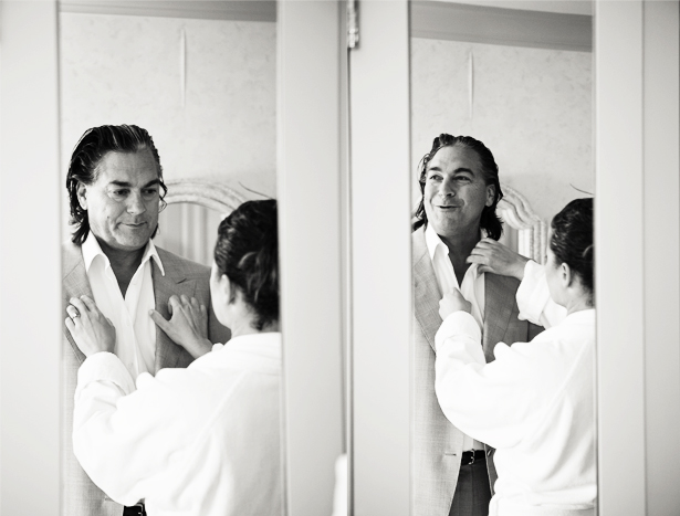 Groom getting ready - CT photojournalistic wedding photography
