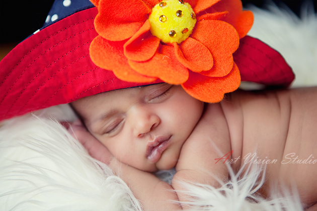 Sleeping infant-editorial baby photographer in Stamford