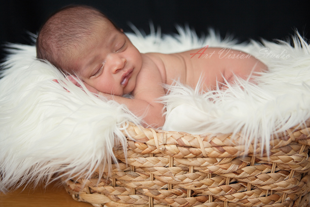Baby in a basket-newly born baby photography, Stamford,CT