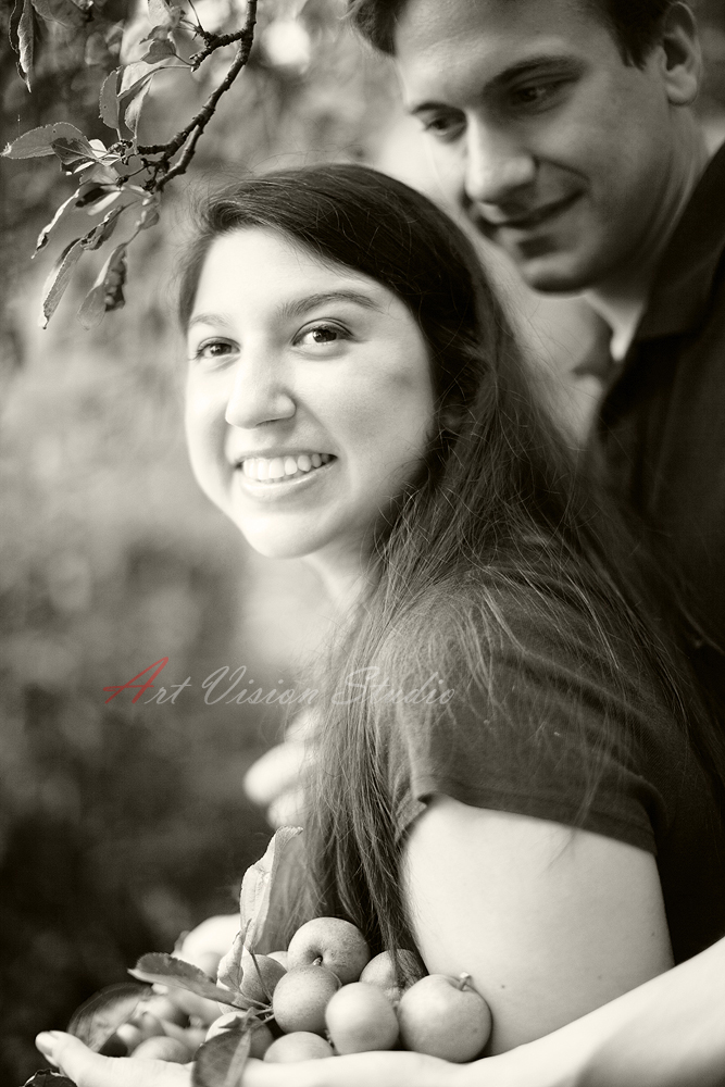  Apple picking themed engagement photoshoot in Norwalk CT-Norwalk wedding photographer,CT