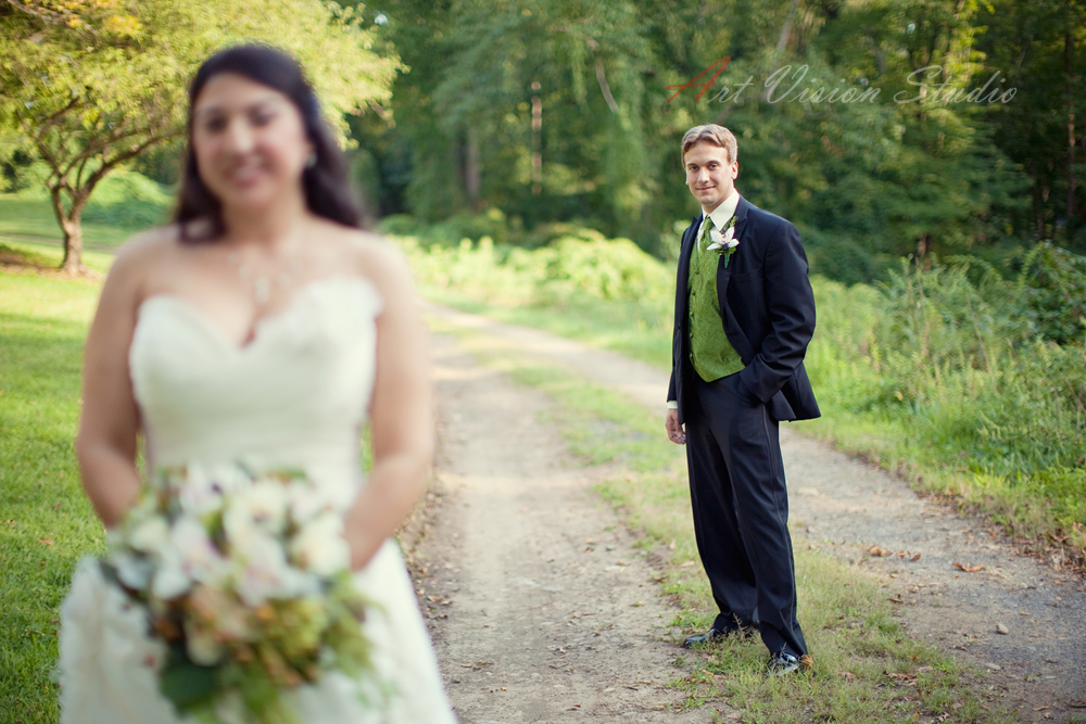 Illustrative wedding photographer in Stamford-bride and groom portraits
