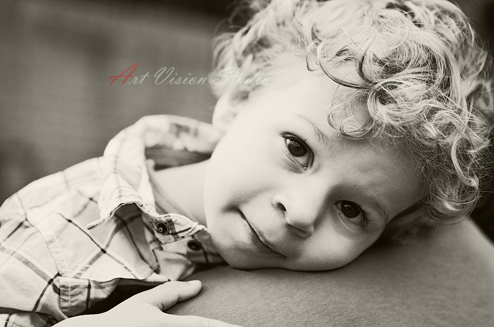 Black and white children portraiture in Connectucut - Artistic baby photography in Stamford