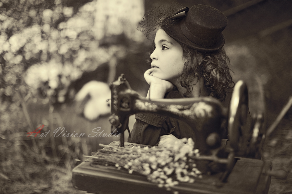 Stamford children's photographer - Vintage themed photo shoot