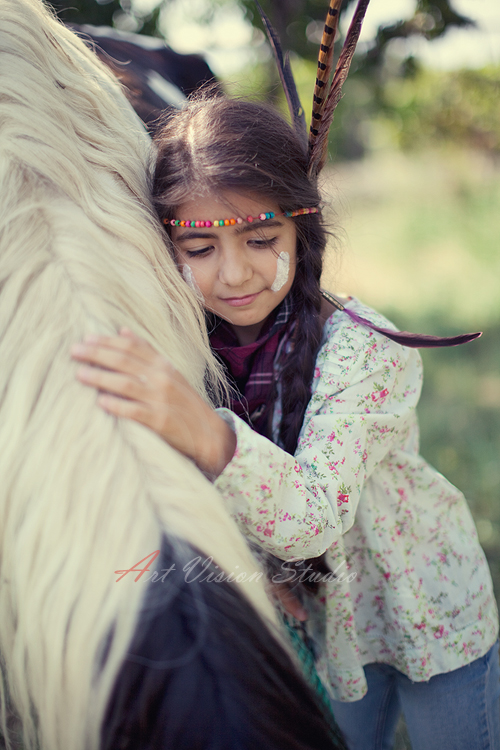 Stamford, CT editorial children photographer - Photoshoot for a girl with a horse