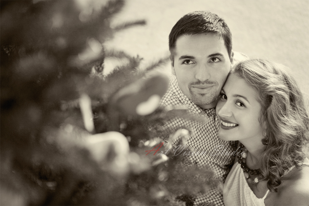 Stamford CT love session photographer -  Xmas themed love session