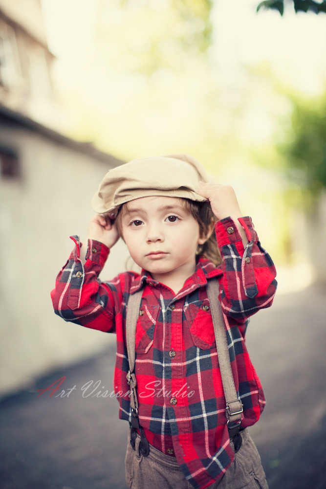 Stamford, CT lifestyle toddler photographer - Vintage themed boys photography session in Stamford, CT