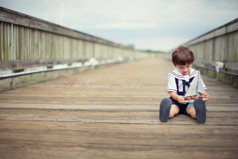  Greenwich, CT toddler portrait photographer - Sailor themed photography session for a toddler boy