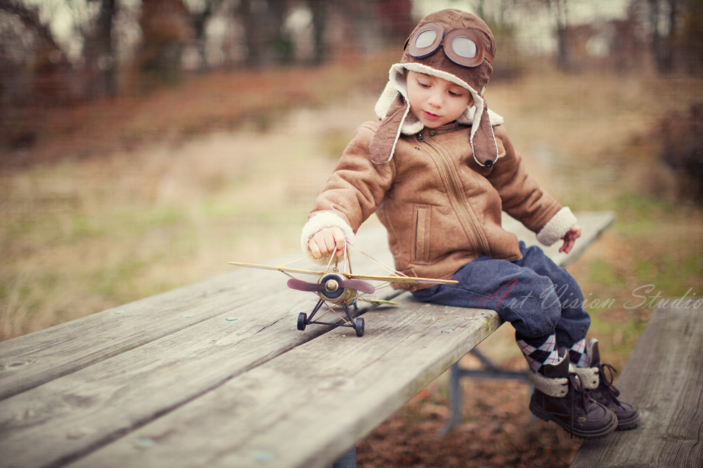 Pilot themed photography session for a boy in Stamford, CT - Stamford, CT kids photographer