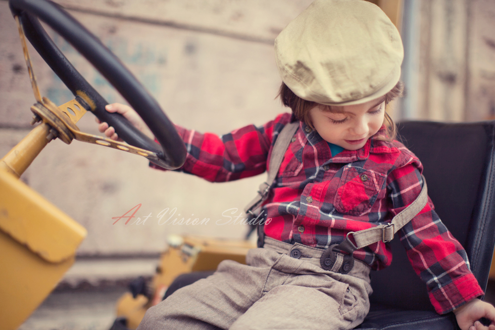 Creative photography session for a little boy - Stamford, CT children photographer